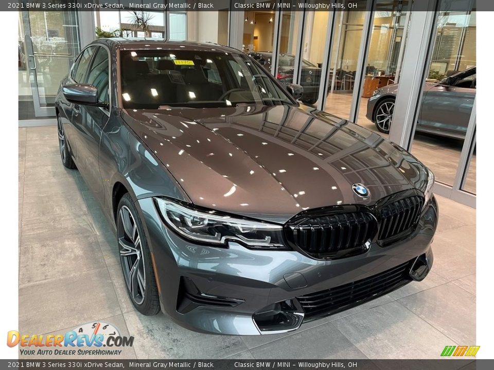 2021 BMW 3 Series 330i xDrive Sedan Mineral Gray Metallic / Black Photo #1