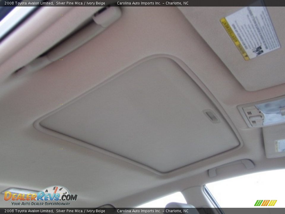 2008 Toyota Avalon Limited Silver Pine Mica / Ivory Beige Photo #23