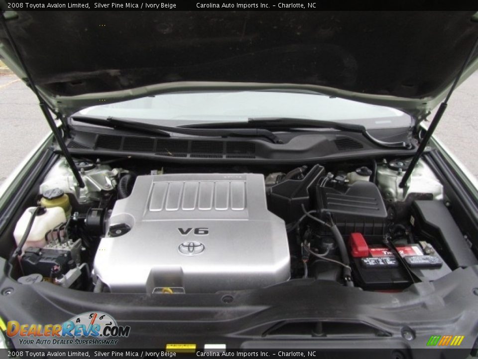 2008 Toyota Avalon Limited Silver Pine Mica / Ivory Beige Photo #25