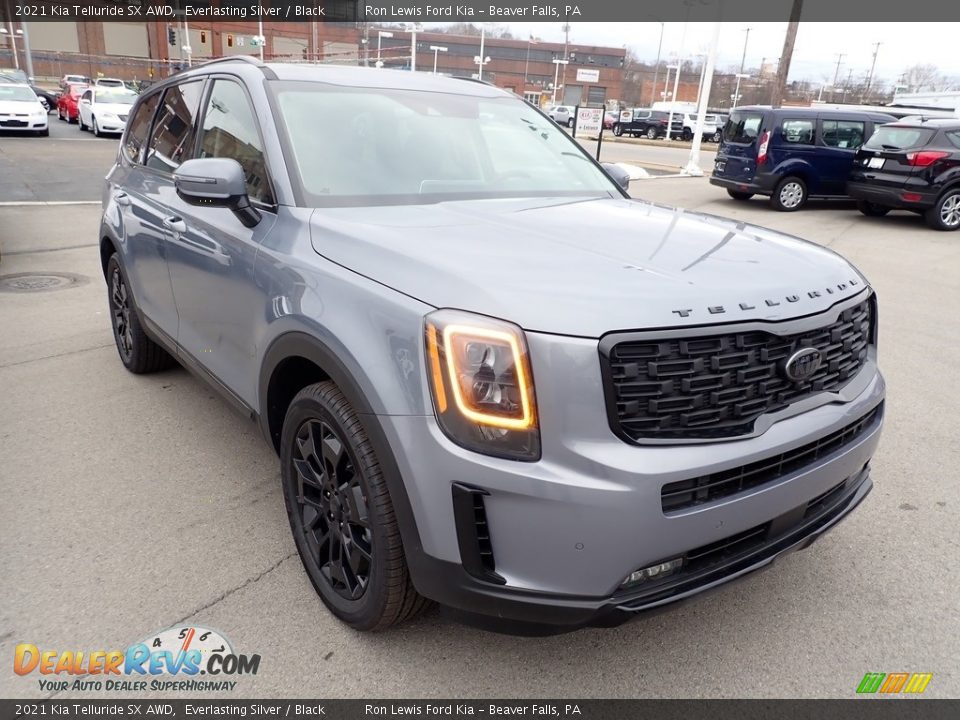 2021 Kia Telluride SX AWD Everlasting Silver / Black Photo #3