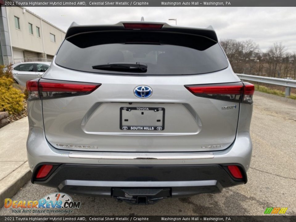 2021 Toyota Highlander Hybrid Limited AWD Celestial Silver Metallic / Graphite Photo #16