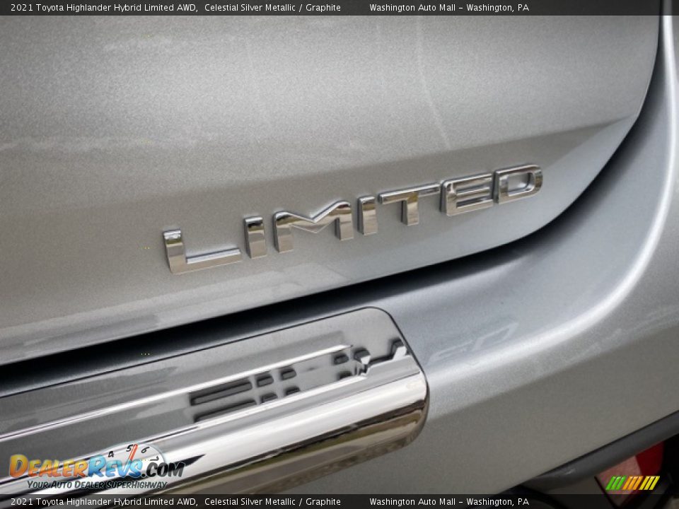 2021 Toyota Highlander Hybrid Limited AWD Celestial Silver Metallic / Graphite Photo #27