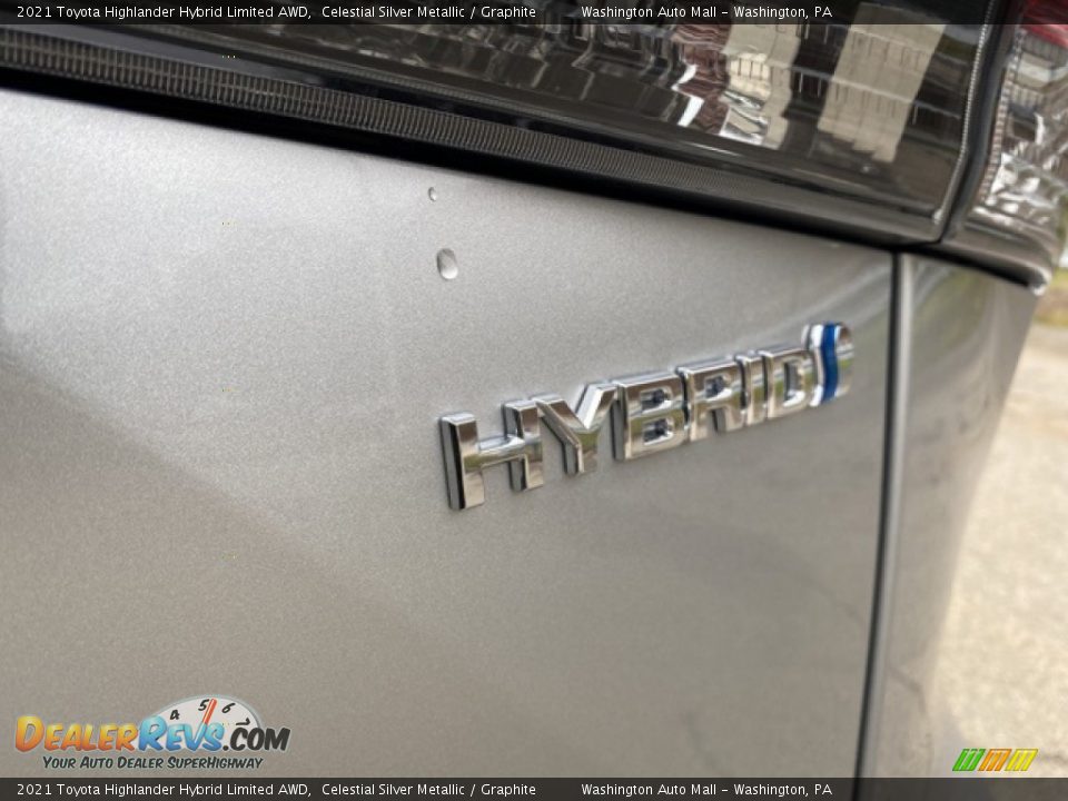 2021 Toyota Highlander Hybrid Limited AWD Celestial Silver Metallic / Graphite Photo #28