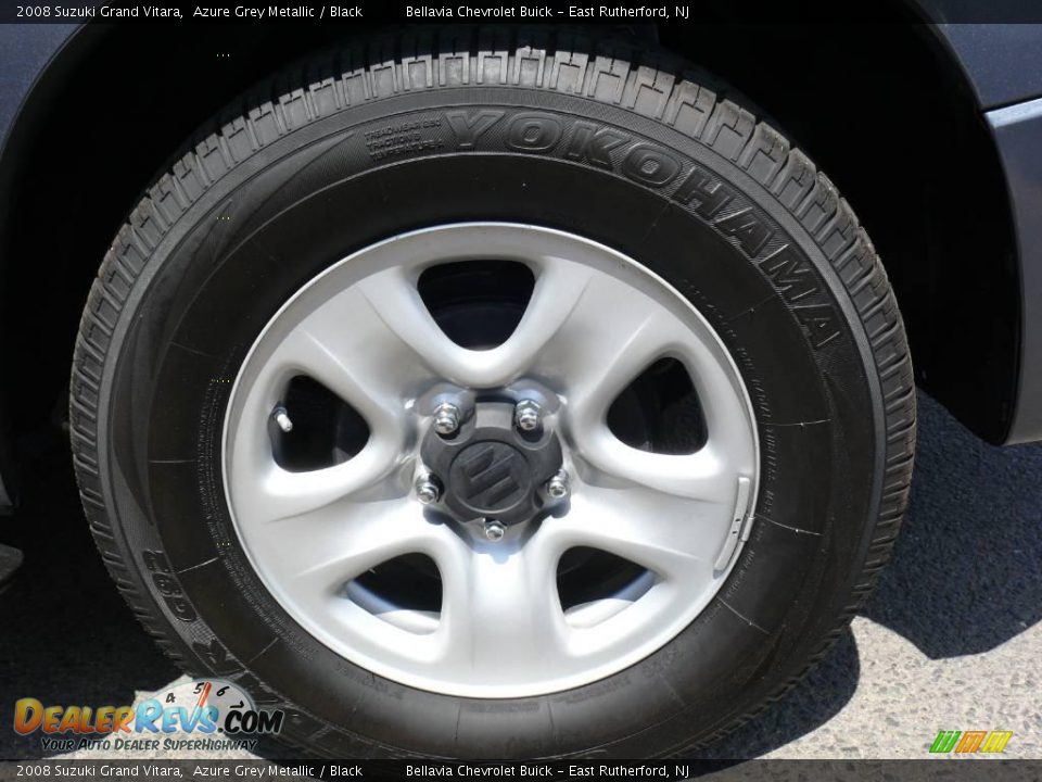2008 Suzuki Grand Vitara Azure Grey Metallic / Black Photo #14