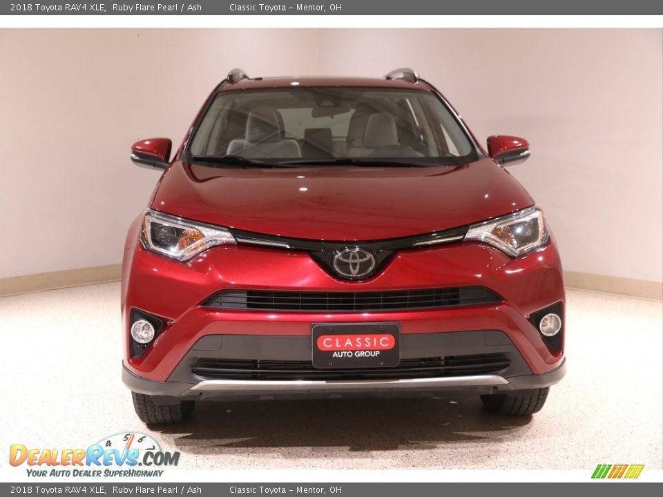 2018 Toyota RAV4 XLE Ruby Flare Pearl / Ash Photo #2