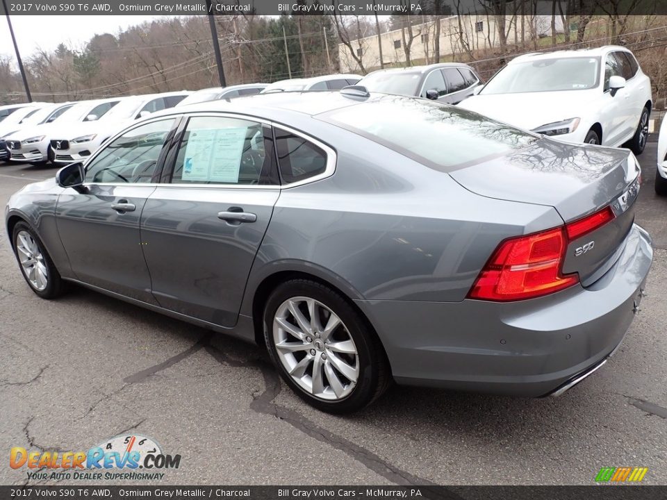 2017 Volvo S90 T6 AWD Osmium Grey Metallic / Charcoal Photo #6