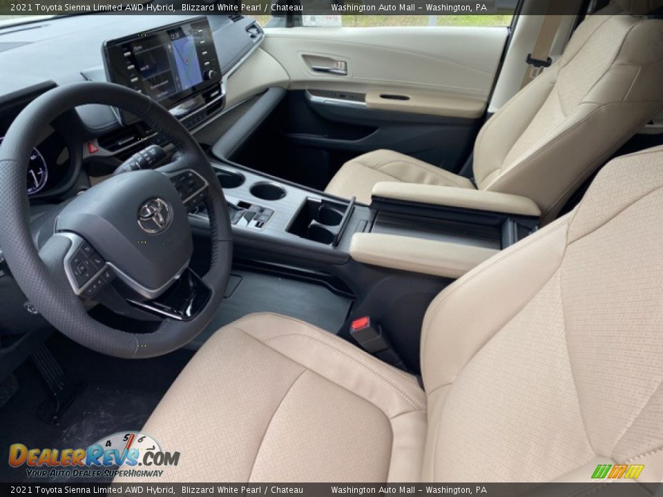 Front Seat of 2021 Toyota Sienna Limited AWD Hybrid Photo #4