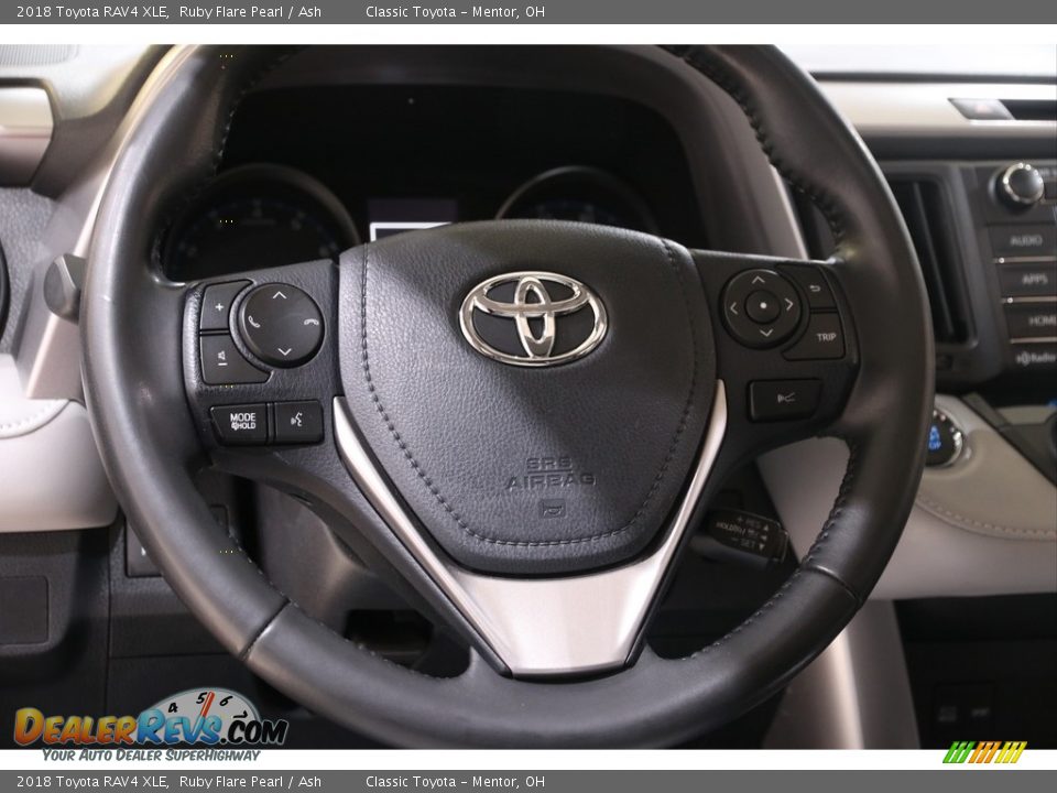 2018 Toyota RAV4 XLE Ruby Flare Pearl / Ash Photo #7