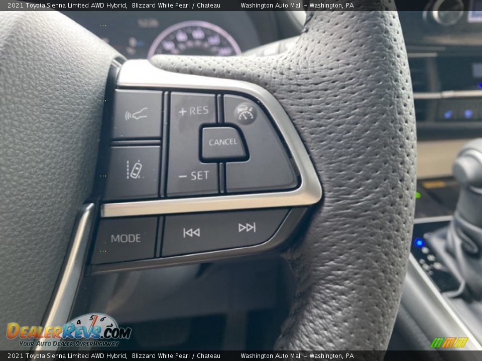 2021 Toyota Sienna Limited AWD Hybrid Steering Wheel Photo #7
