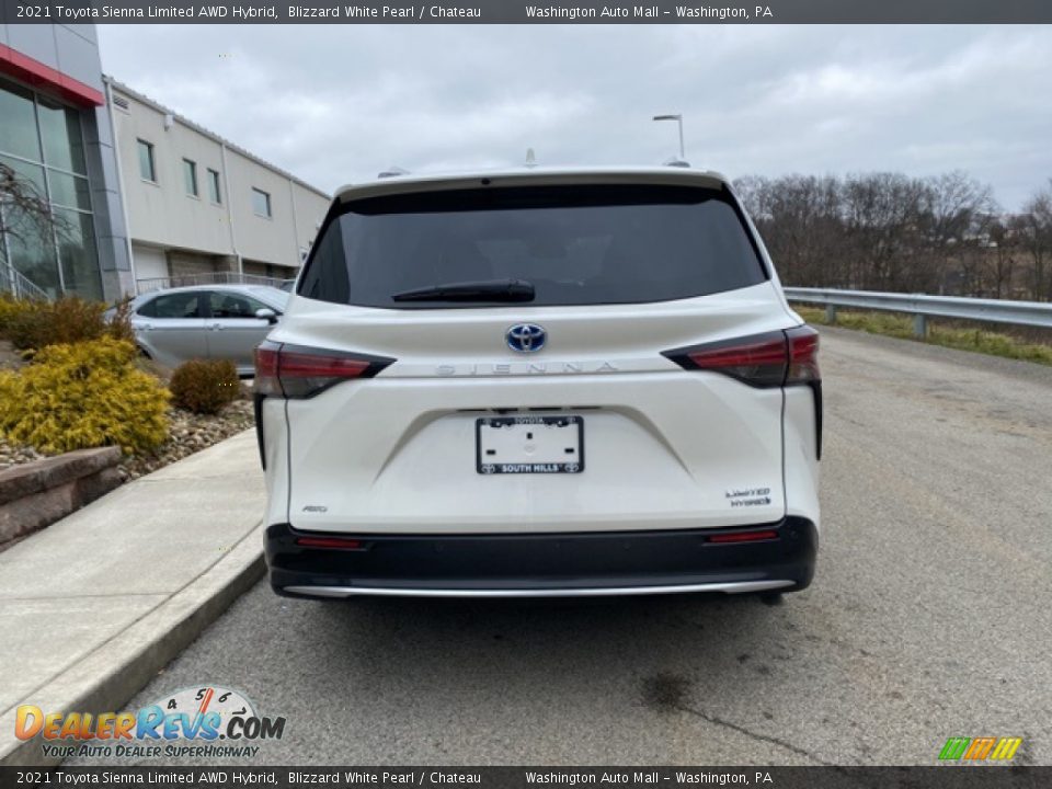 2021 Toyota Sienna Limited AWD Hybrid Blizzard White Pearl / Chateau Photo #15