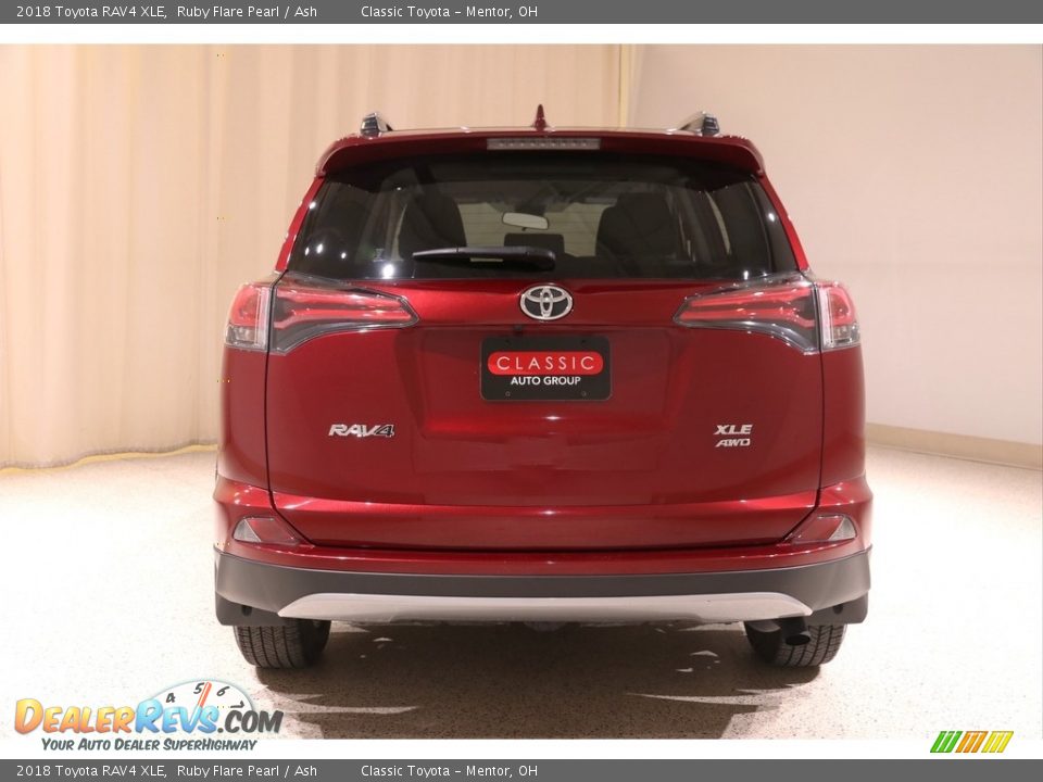 2018 Toyota RAV4 XLE Ruby Flare Pearl / Ash Photo #18