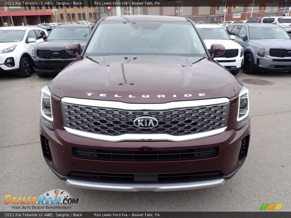 2021 Kia Telluride LX AWD Sangria / Black Photo #4