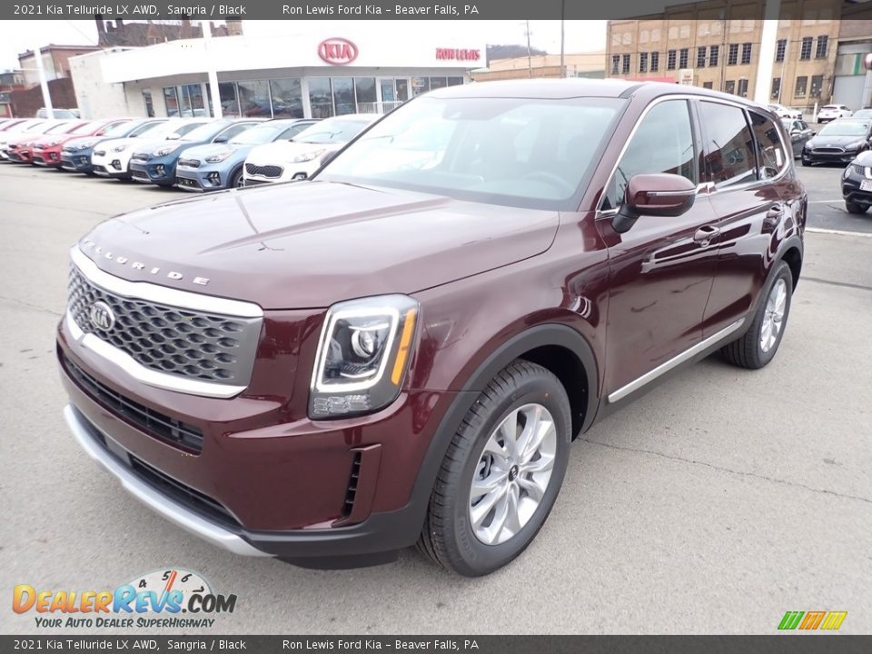 2021 Kia Telluride LX AWD Sangria / Black Photo #5
