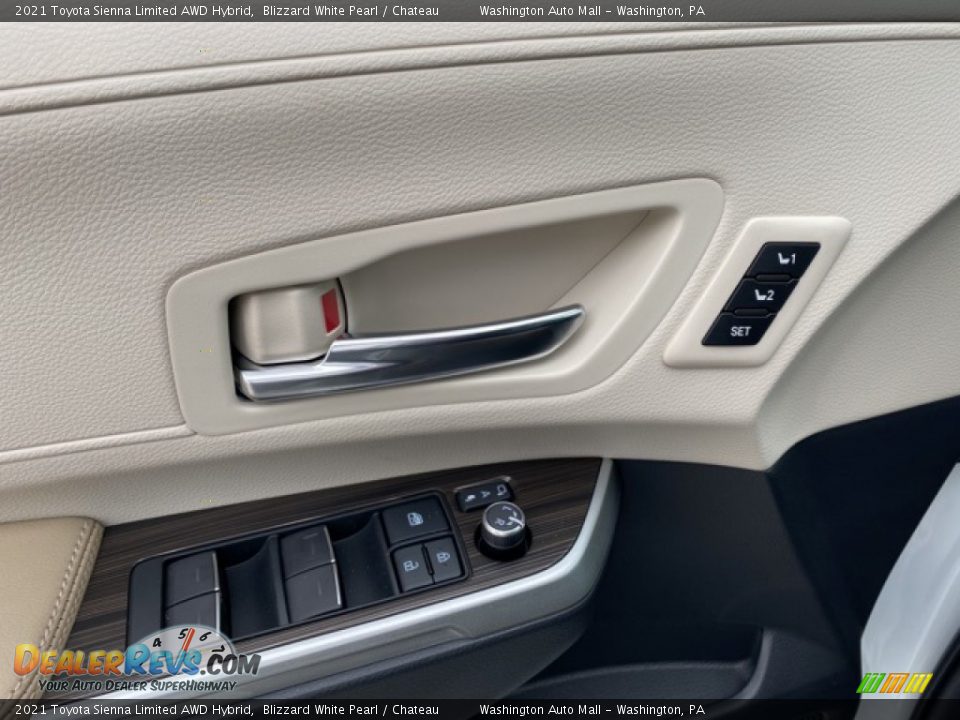 Door Panel of 2021 Toyota Sienna Limited AWD Hybrid Photo #24