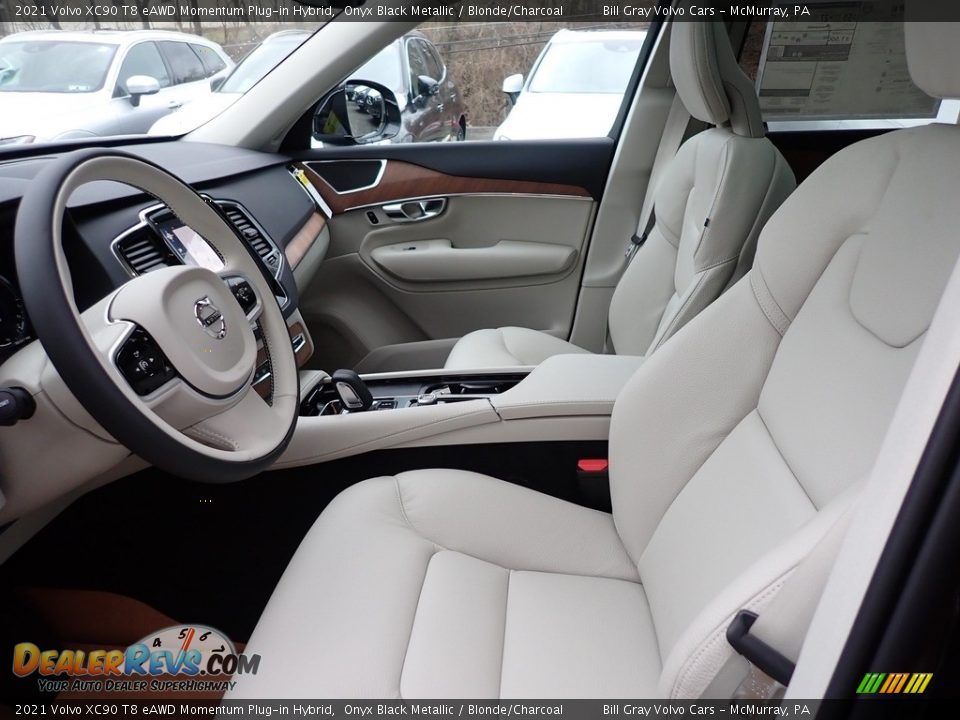 Front Seat of 2021 Volvo XC90 T8 eAWD Momentum Plug-in Hybrid Photo #7