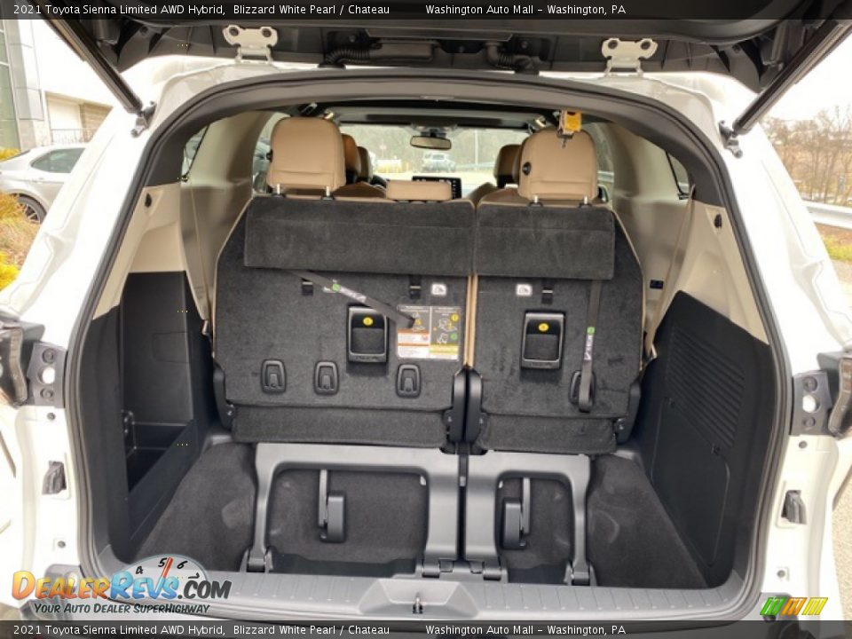 2021 Toyota Sienna Limited AWD Hybrid Trunk Photo #34