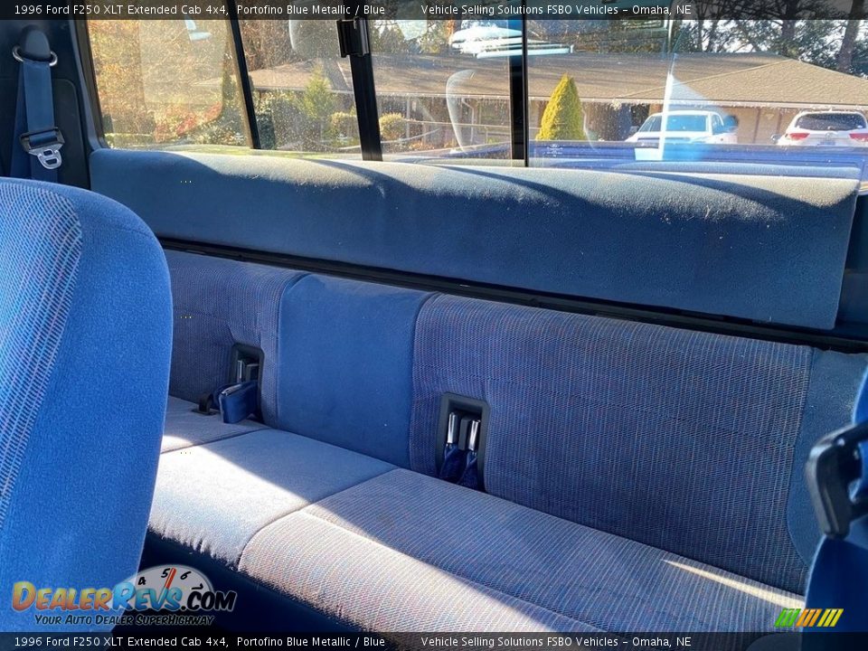 Rear Seat of 1996 Ford F250 XLT Extended Cab 4x4 Photo #3