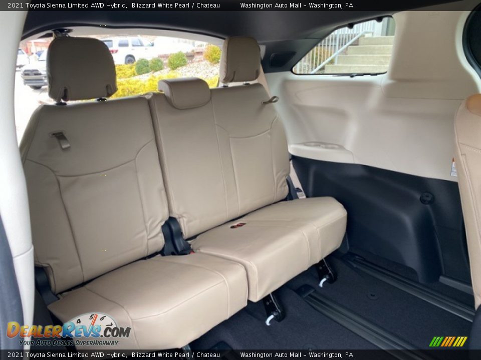 Rear Seat of 2021 Toyota Sienna Limited AWD Hybrid Photo #35