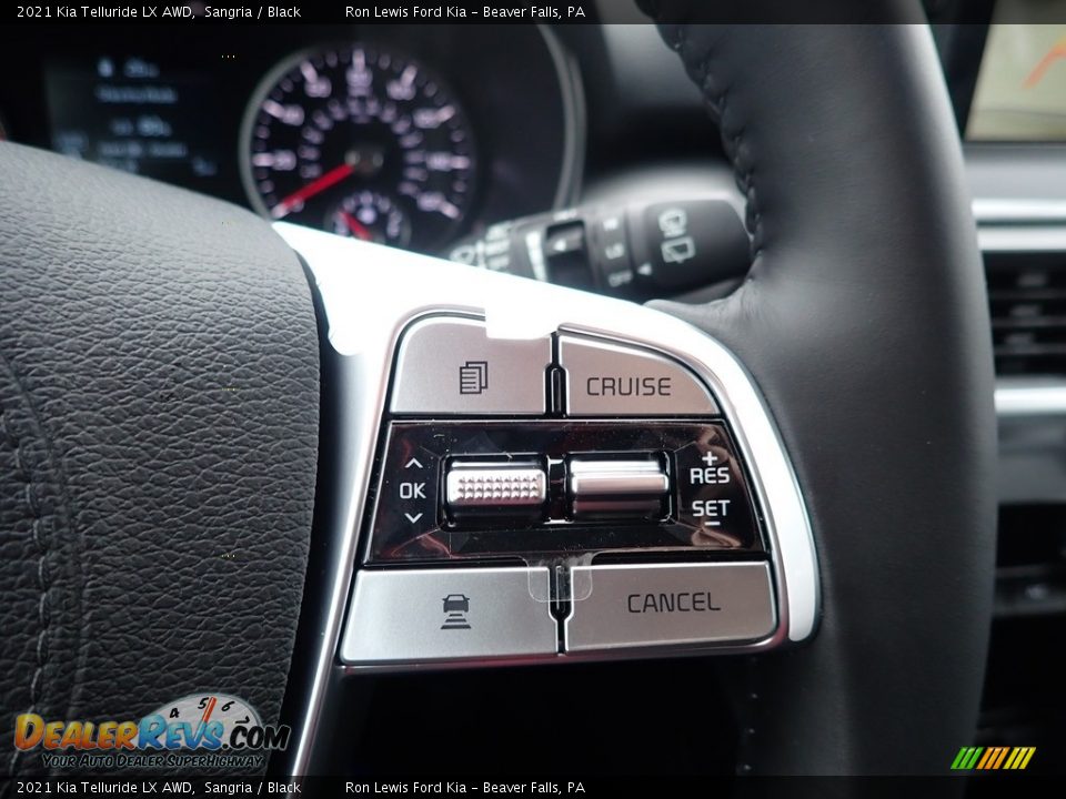 2021 Kia Telluride LX AWD Sangria / Black Photo #18