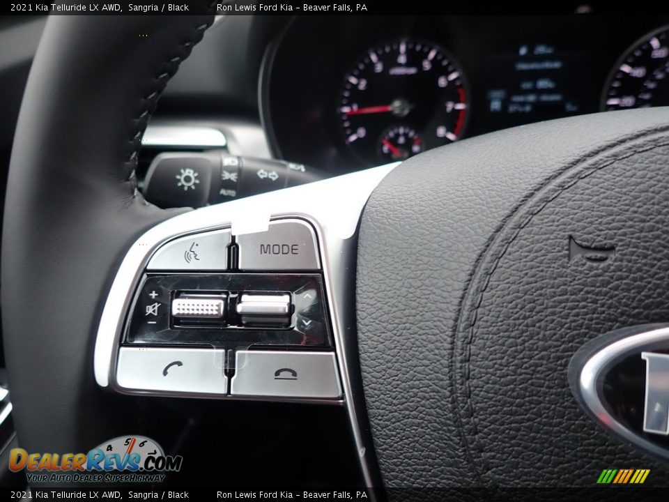2021 Kia Telluride LX AWD Sangria / Black Photo #19
