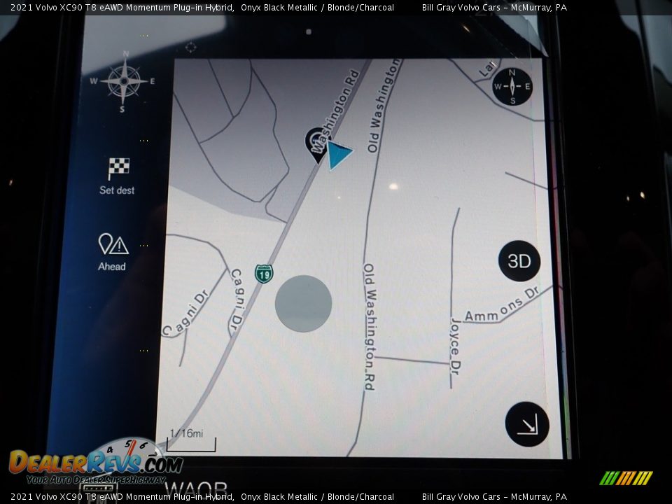 Navigation of 2021 Volvo XC90 T8 eAWD Momentum Plug-in Hybrid Photo #13