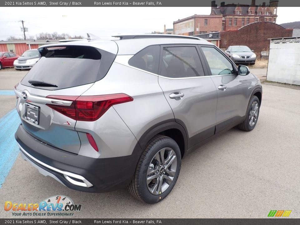 2021 Kia Seltos S AWD Steel Gray / Black Photo #2