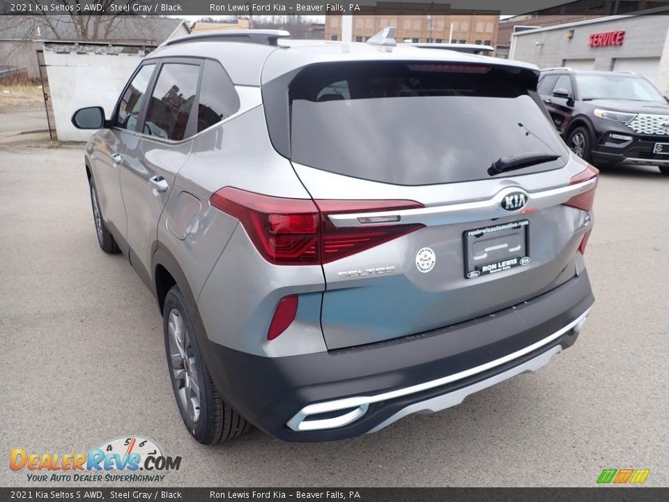 2021 Kia Seltos S AWD Steel Gray / Black Photo #7