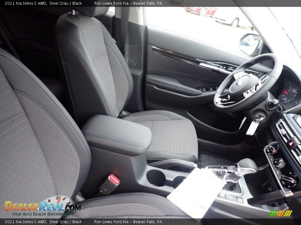 2021 Kia Seltos S AWD Steel Gray / Black Photo #11