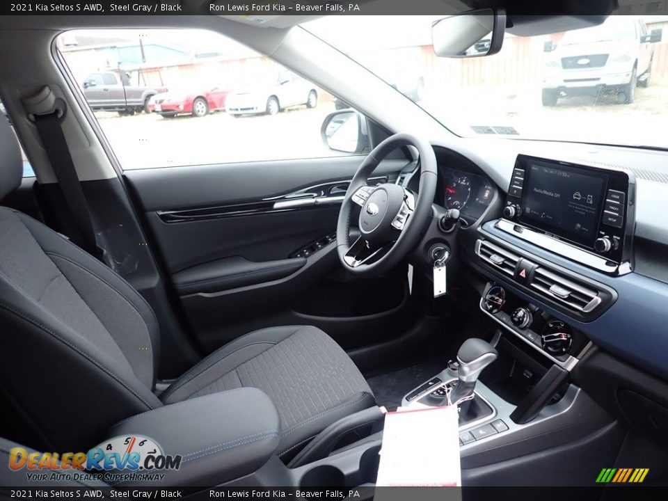 2021 Kia Seltos S AWD Steel Gray / Black Photo #12