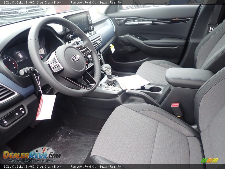 Front Seat of 2021 Kia Seltos S AWD Photo #13
