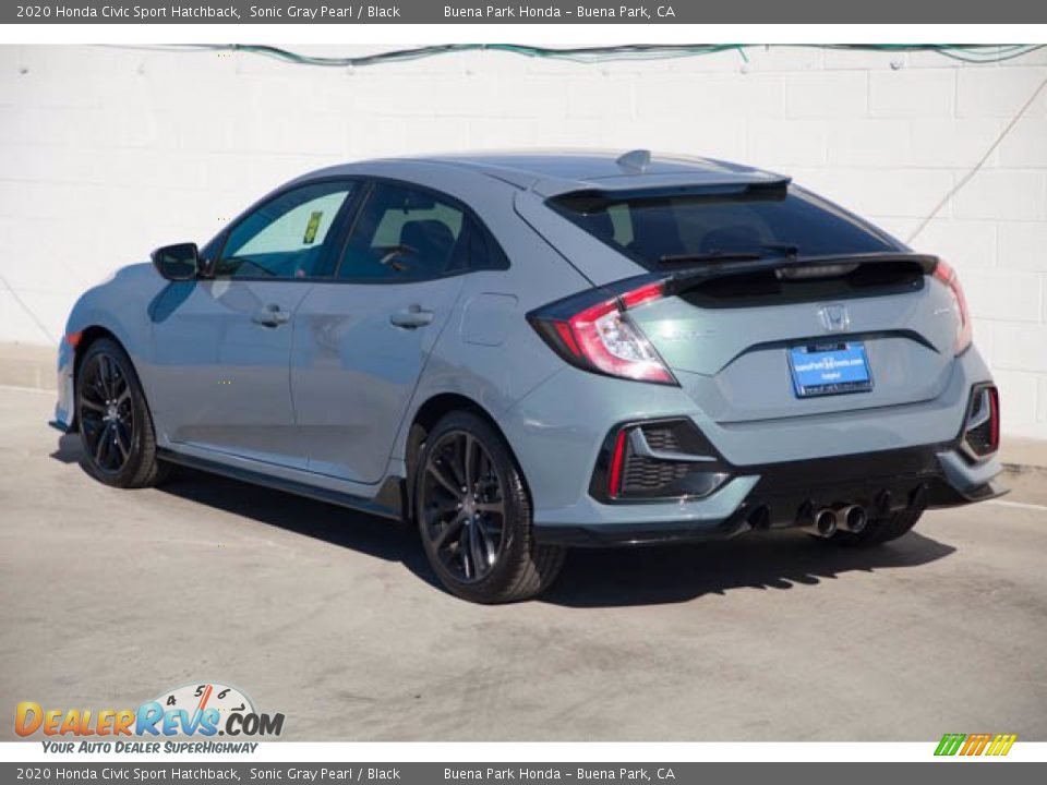 2020 Honda Civic Sport Hatchback Sonic Gray Pearl / Black Photo #2