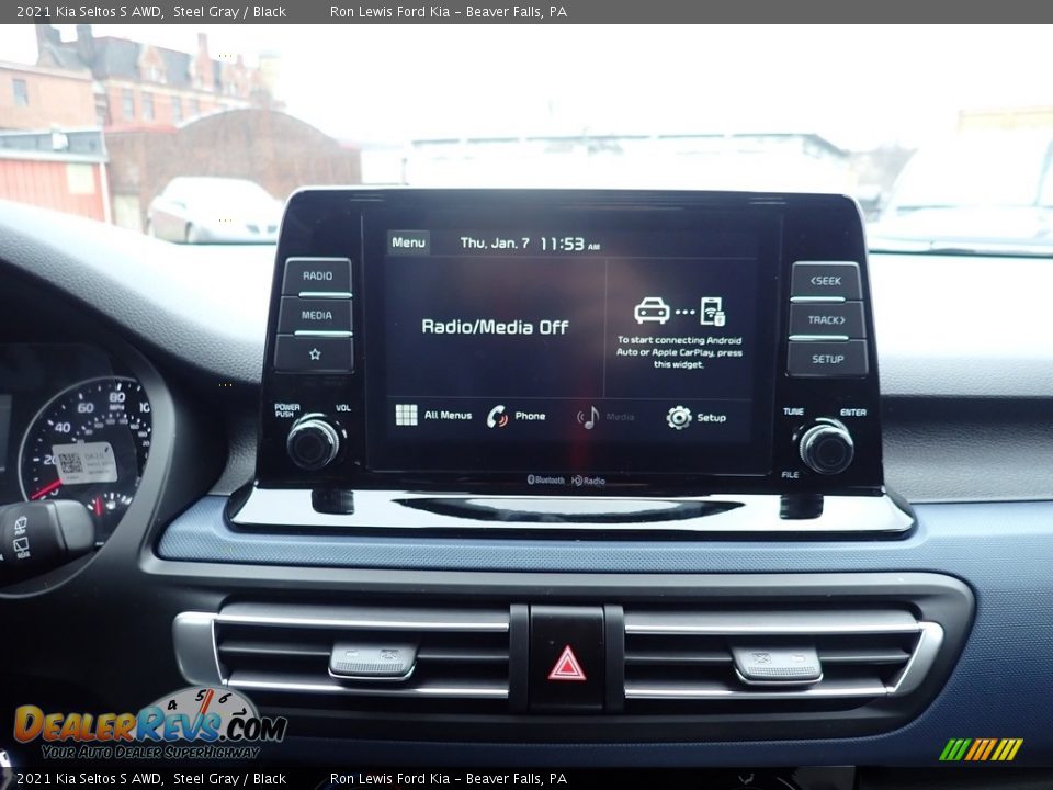 2021 Kia Seltos S AWD Steel Gray / Black Photo #16