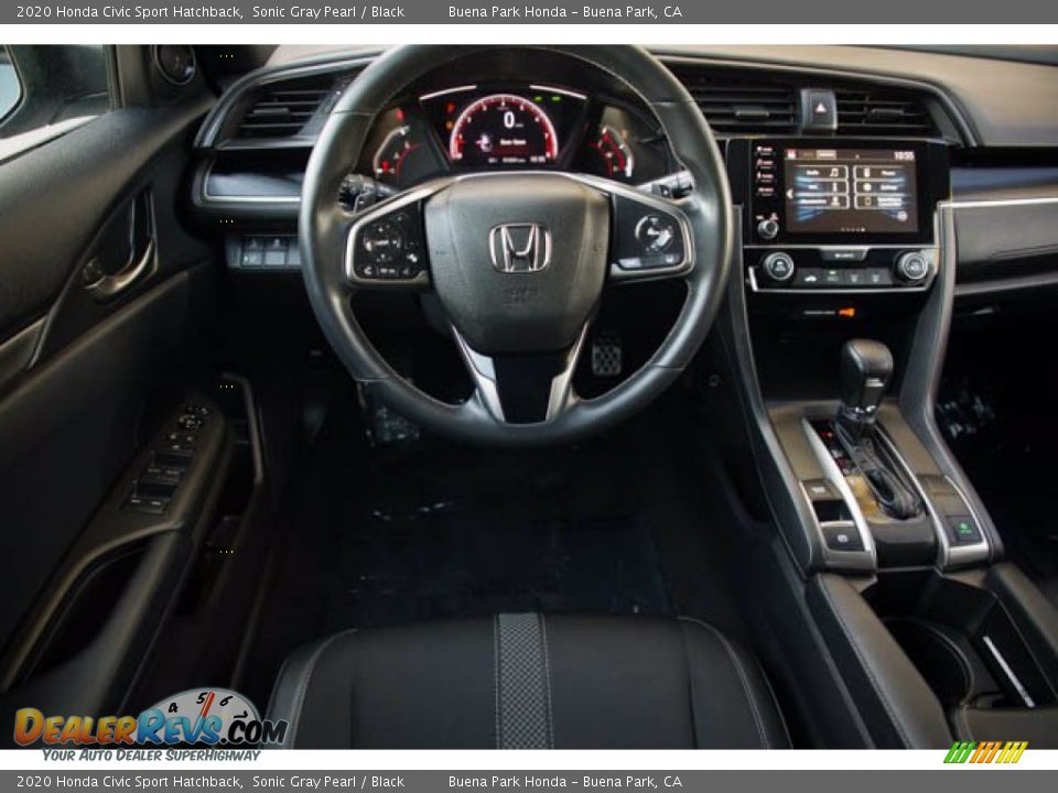 2020 Honda Civic Sport Hatchback Sonic Gray Pearl / Black Photo #5