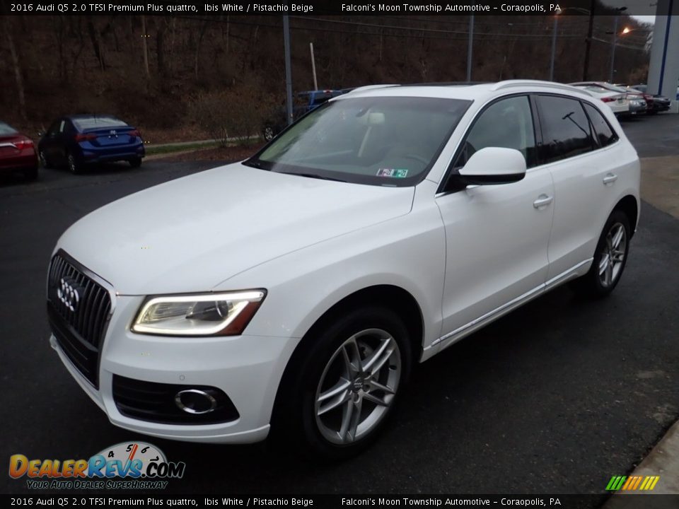 2016 Audi Q5 2.0 TFSI Premium Plus quattro Ibis White / Pistachio Beige Photo #7