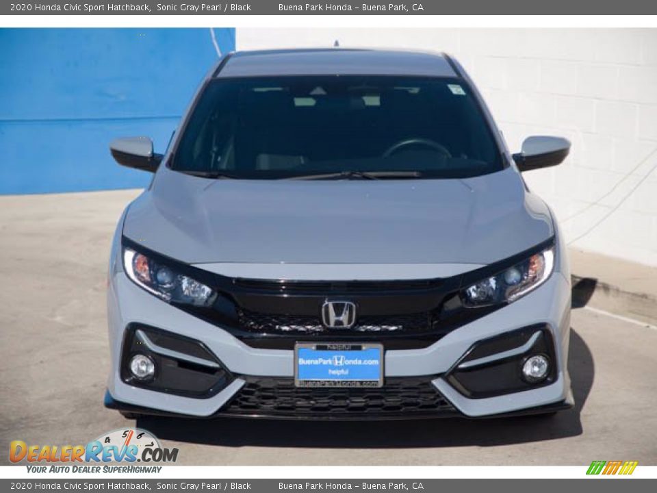 2020 Honda Civic Sport Hatchback Sonic Gray Pearl / Black Photo #7