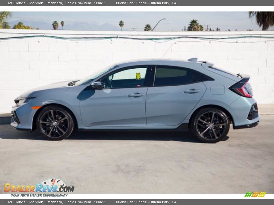 2020 Honda Civic Sport Hatchback Sonic Gray Pearl / Black Photo #8