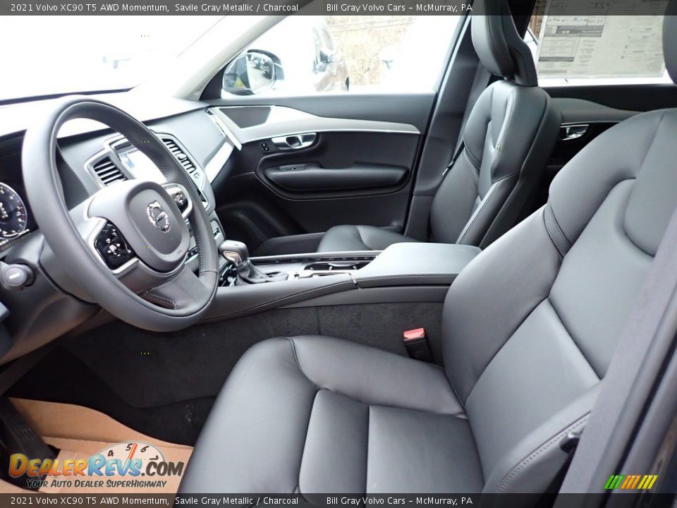 Front Seat of 2021 Volvo XC90 T5 AWD Momentum Photo #7