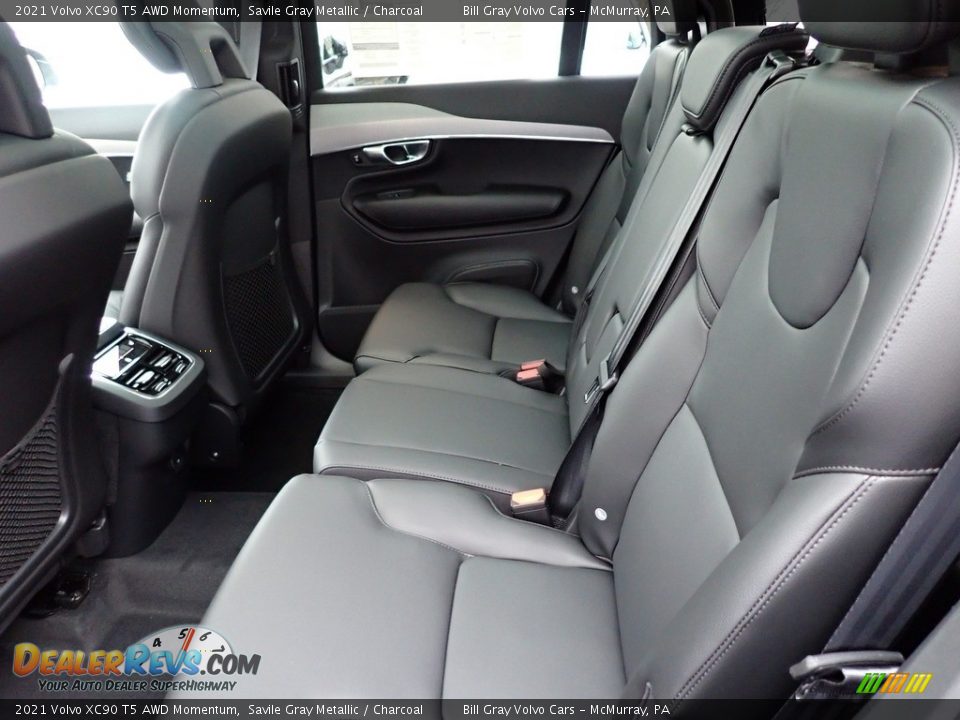 Rear Seat of 2021 Volvo XC90 T5 AWD Momentum Photo #8