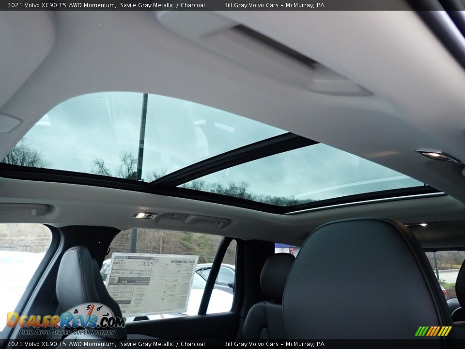 Sunroof of 2021 Volvo XC90 T5 AWD Momentum Photo #12