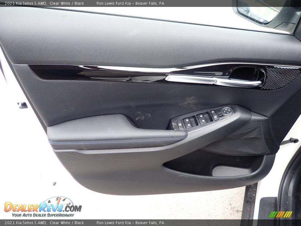 2021 Kia Seltos S AWD Clear White / Black Photo #15