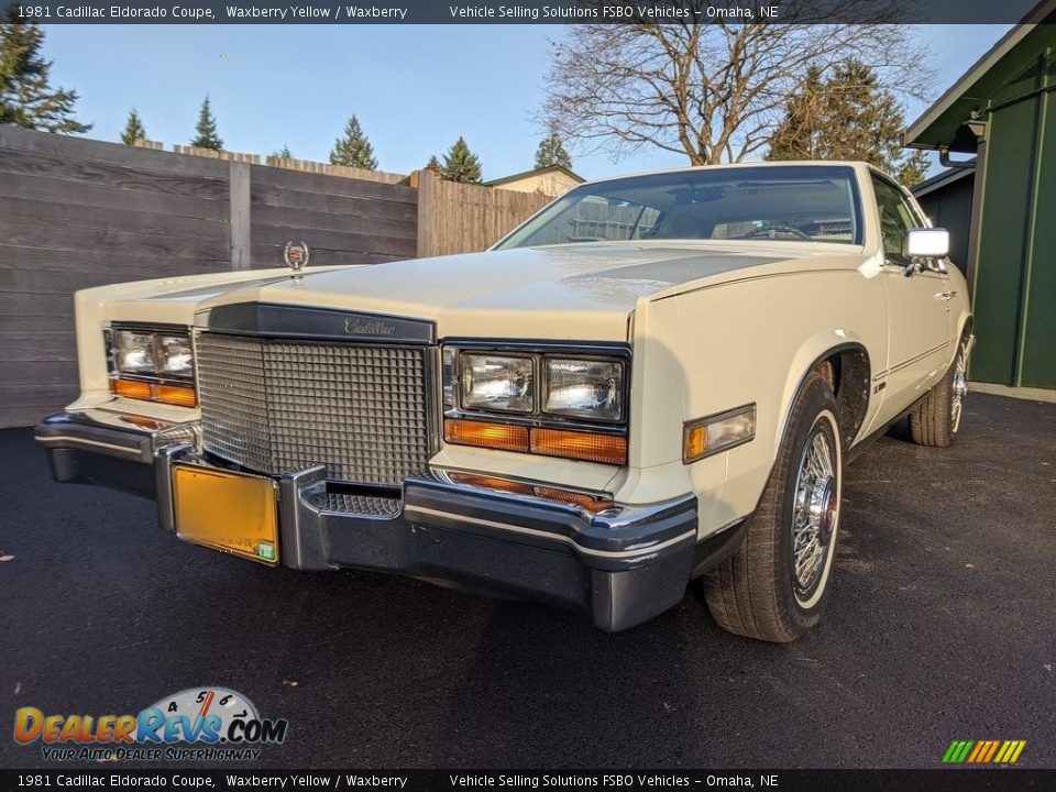 Waxberry Yellow 1981 Cadillac Eldorado Coupe Photo #2