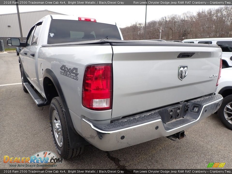 2018 Ram 2500 Tradesman Crew Cab 4x4 Bright Silver Metallic / Black/Diesel Gray Photo #4