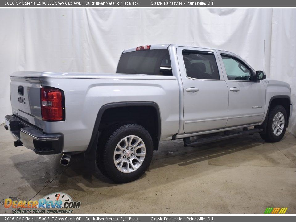 2016 GMC Sierra 1500 SLE Crew Cab 4WD Quicksilver Metallic / Jet Black Photo #2