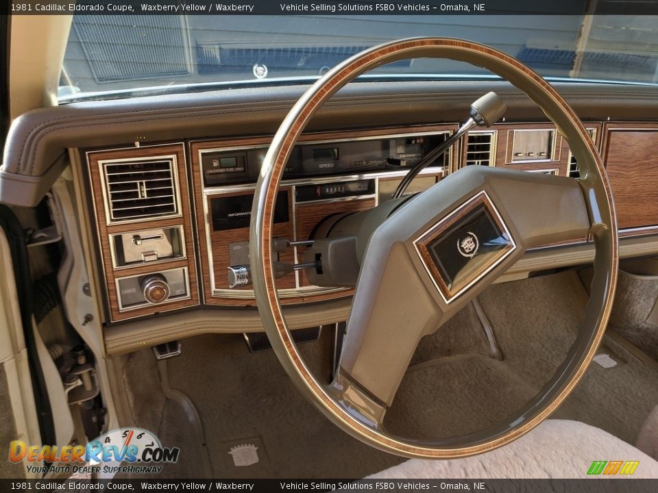 1981 Cadillac Eldorado Coupe Steering Wheel Photo #5