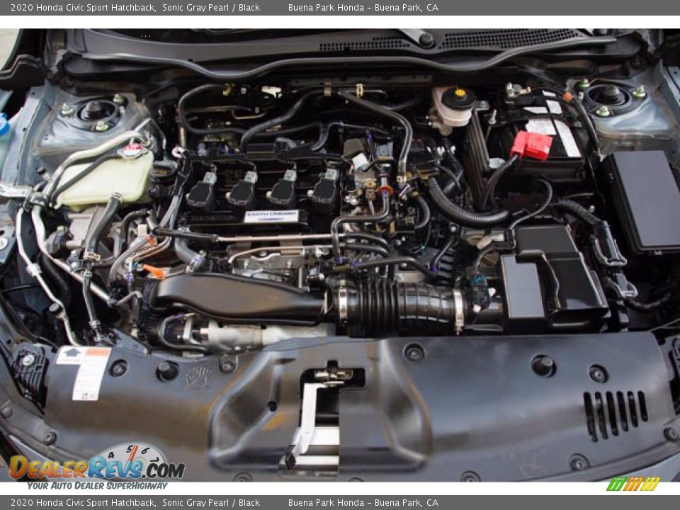 2020 Honda Civic Sport Hatchback Sonic Gray Pearl / Black Photo #33