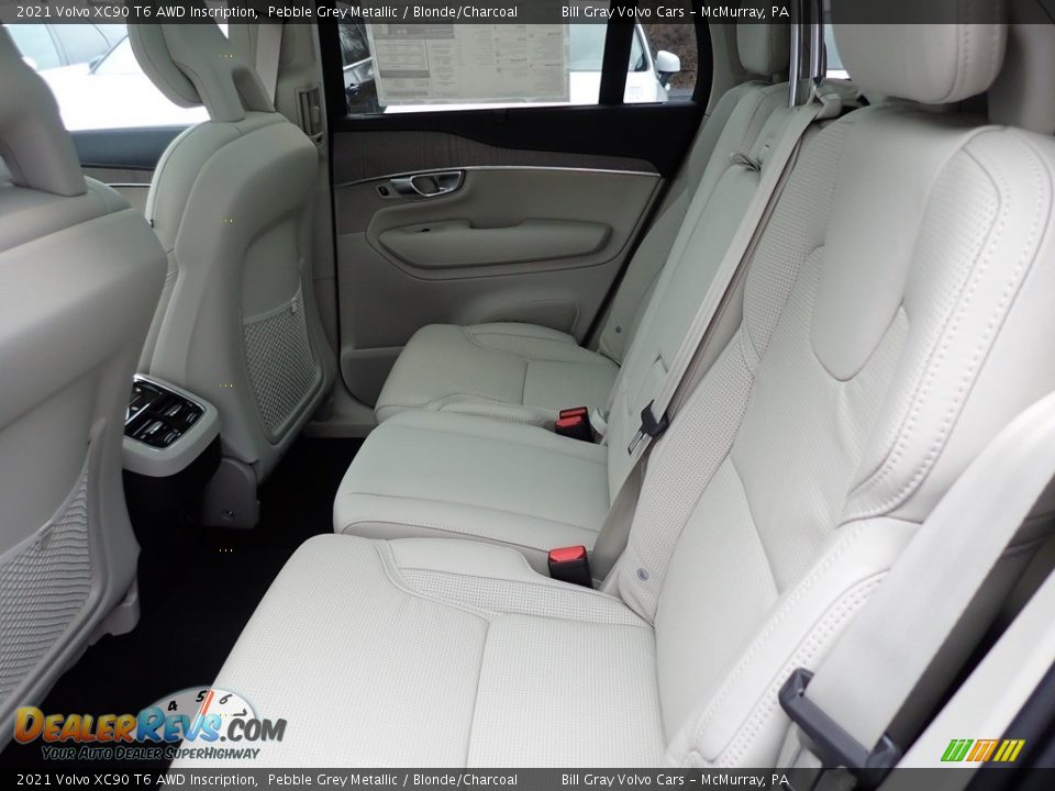 Rear Seat of 2021 Volvo XC90 T6 AWD Inscription Photo #8