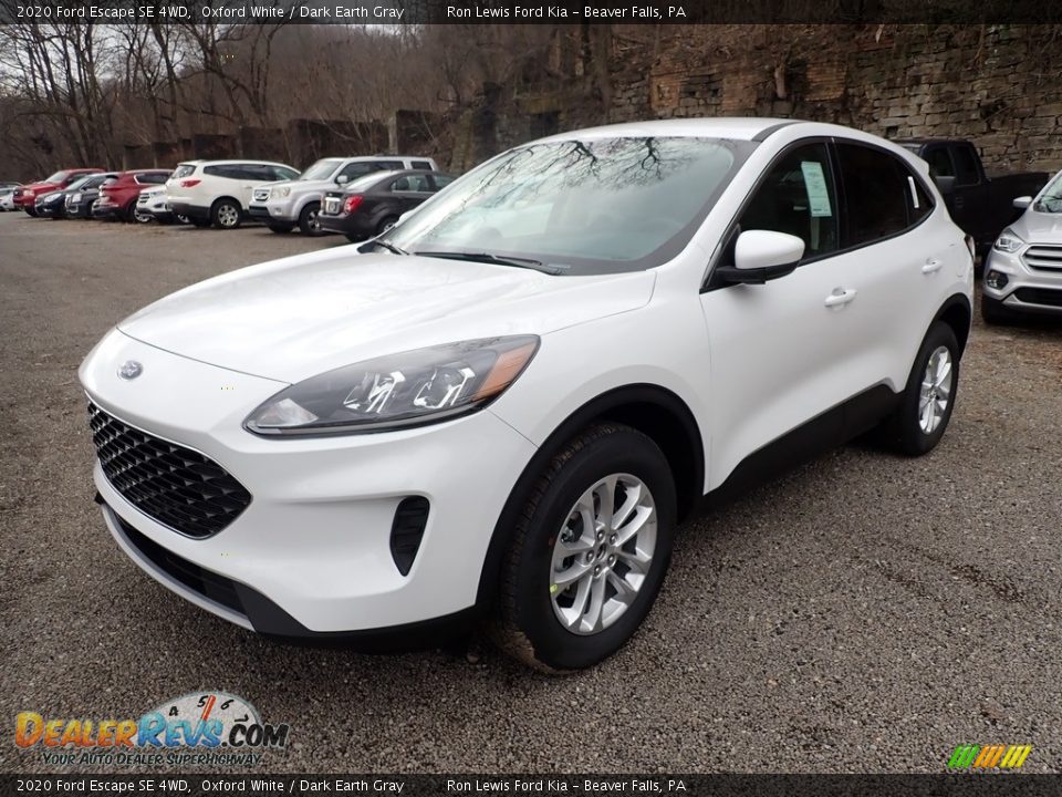 2020 Ford Escape SE 4WD Oxford White / Dark Earth Gray Photo #5