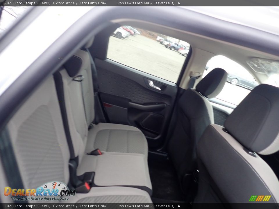2020 Ford Escape SE 4WD Oxford White / Dark Earth Gray Photo #9