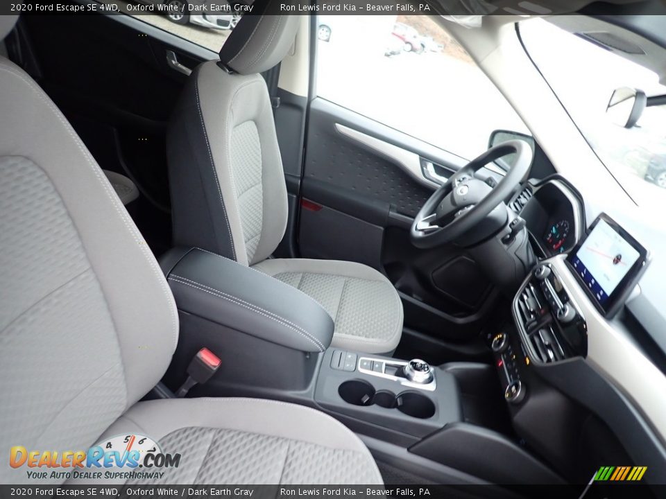 2020 Ford Escape SE 4WD Oxford White / Dark Earth Gray Photo #10