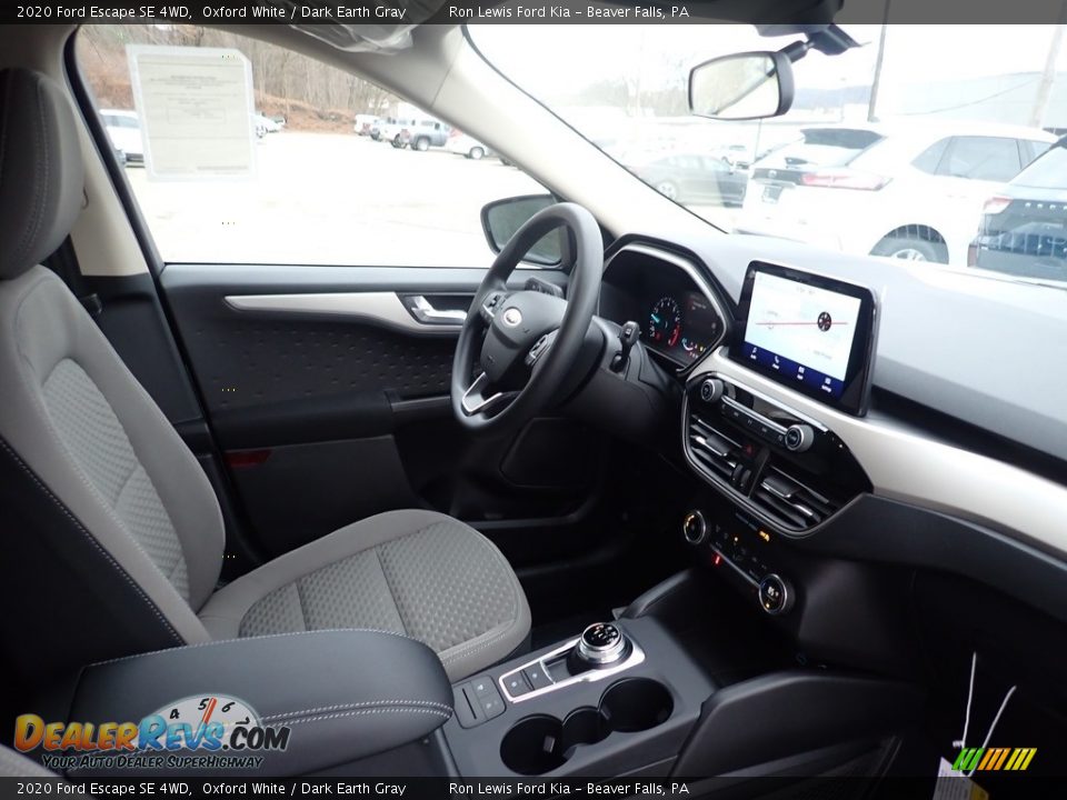 2020 Ford Escape SE 4WD Oxford White / Dark Earth Gray Photo #11